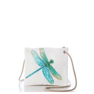 sea bags recycled sail cloth watercolor dragonfly slim crossbody crossbody bags for women travel purse