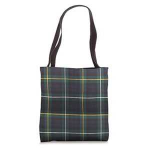 clan campbell argyll modern tartan plaid scottish tartan tote bag