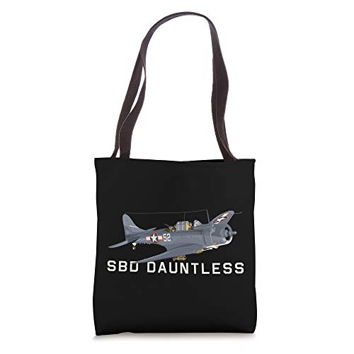 SBD Dauntless WW2 American Dive Bomber Plane Tote Bag