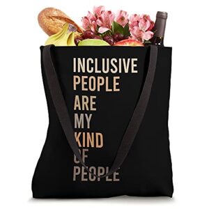 Equality Equity Inclusion Social Justice Human Rights Design Tote Bag