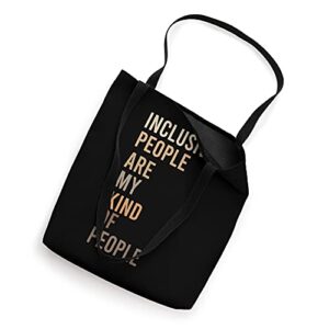 Equality Equity Inclusion Social Justice Human Rights Design Tote Bag