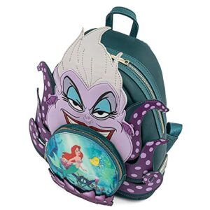 Loungefly Disney Villains Scene Ursula Crystal Ball Womens Double Strap Shoulder Bag Purse