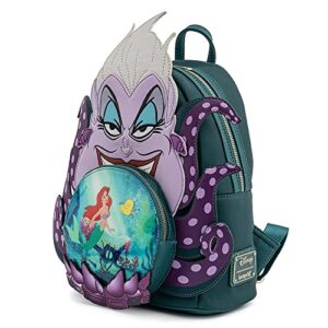 Loungefly Disney Villains Scene Ursula Crystal Ball Womens Double Strap Shoulder Bag Purse