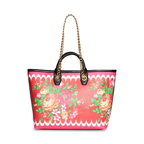 Betsey Johnson Double Handle Tote, Red