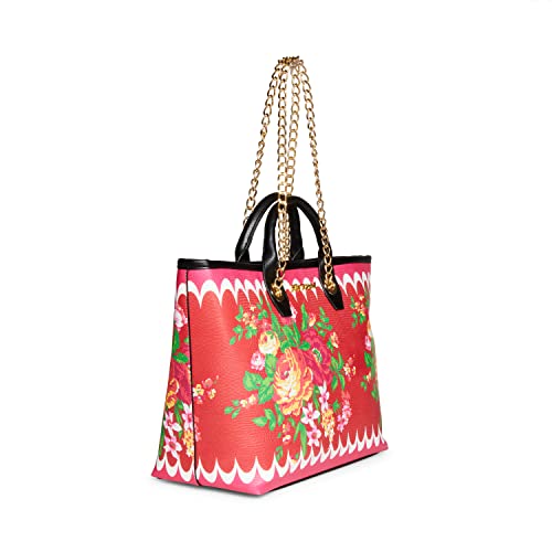 Betsey Johnson Double Handle Tote, Red