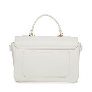 Betsey Johnson Wristy Business Satchel, White