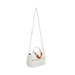 Betsey Johnson Wristy Business Satchel, White