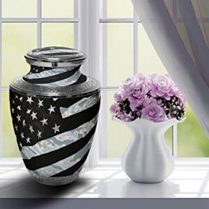 Military Urn Army Navy Air Force Marine Patriotic Veteran Camouflage Urns for Ashes Adult Male - Urn for Ashes for Men - Cremation Urns for Adult Ashes Air Force Urns