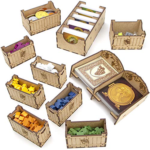 TowerRex Storage Organizer for Viticulture Storage for Viticulture Organizer Kit Token Box Card Insert