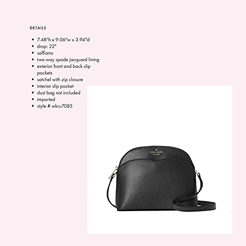 Kate Spade Payton Dome Crossbody (black)