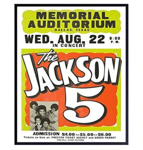 michael jackson poster – motown black music – vintage jackson 5 concert poster – african american wall art – famous black history – black culture – black art – afro wall art – music history gifts