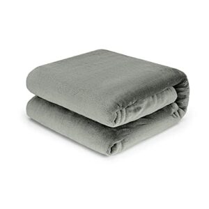 tafts throw blankets – ultra plush 320gsm – soft, ultra comfy, fluffy and fuzzy – plush blankets and throws for couch, bed & living room – all seasons – blankets king size – space grey