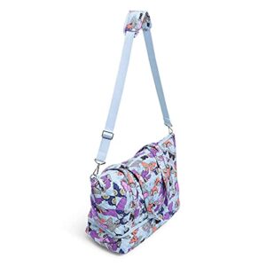 Vera Bradley Women's Cotton Deluxe Travel Tote Travel Bag, Butterfly By - Recycled Cotton, One Size