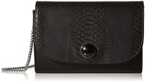 naturalizer womens hype clutch, black, small us