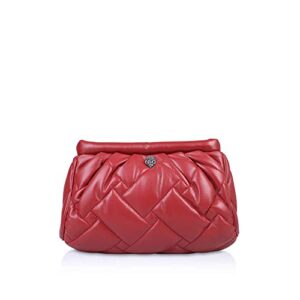 kurt geiger london kensington large soft leather bag – red