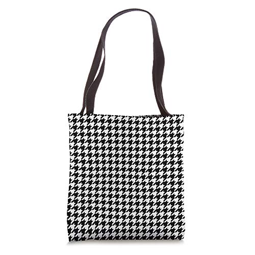 Duotone Houndstooth Pattern Gift Tote Bag