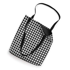 Duotone Houndstooth Pattern Gift Tote Bag