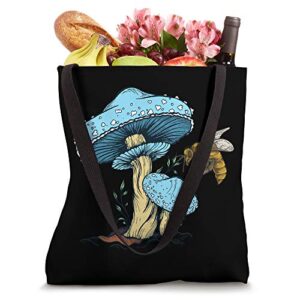 Trippy Psychedelic Magic Mushrooms Shroom Psilocybin Art Tote Bag
