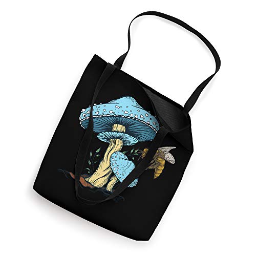 Trippy Psychedelic Magic Mushrooms Shroom Psilocybin Art Tote Bag