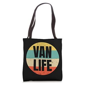 van life gift for a van life vans design fans tote bag