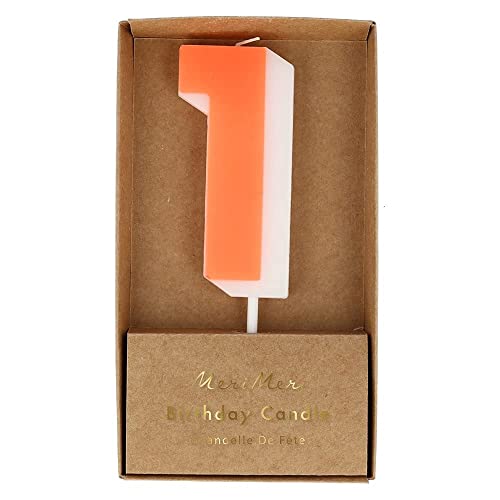 Meri Meri Number Candle 1 (Pack of 1)