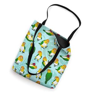 Cute Caique pattern Parrot Doodle White bellied Caique Tote Bag