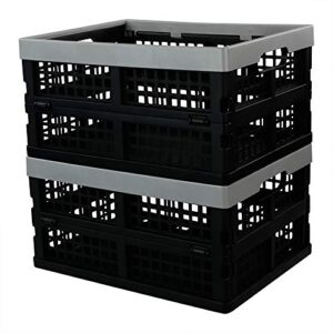 Neadas 16 L Folding Storage Crates, Collapsible Storage Basket, 2 Packs