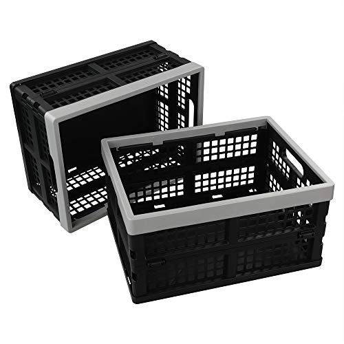 Neadas 16 L Folding Storage Crates, Collapsible Storage Basket, 2 Packs