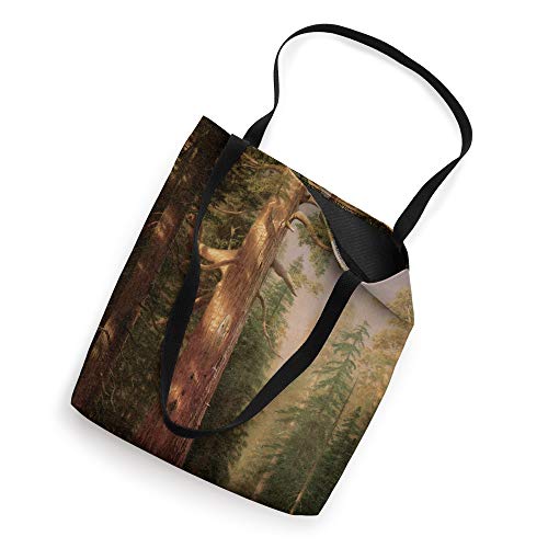 Giant Sequoia Redwood Trees by Albert Bierstadt Tote Bag