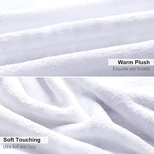 Super Soft Blanket, Flannel Micro Fleece Blanket Cool Throws Cozy Plush All Season Blanket for Bed Couch Sofa 60 x 50 Inches