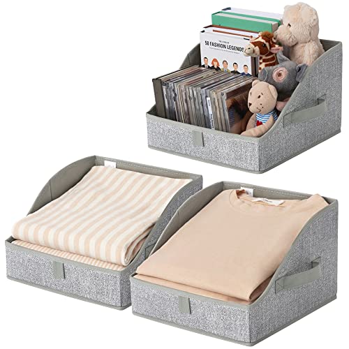 GRANNY SAYS Bundle of 3-Pack Trapezoid Storage Bins & 3-Pack Rectangle Storage Bins