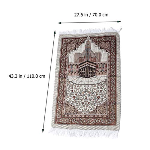 ABOOFAN Eid Muslim Prayer Mat Lesser Bairam Comfortable Prayer Rug Portable Prayer Rug Ramadan Gifts