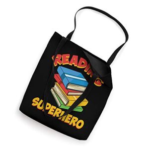 Reading Superhero I Reading Is My Superpower Tote Bag