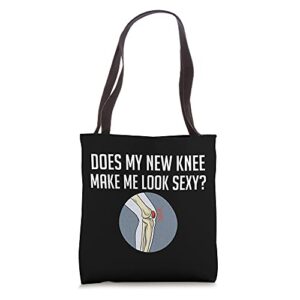 knee replacement gift recovery surgery tote bag
