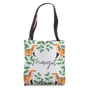 margot custom name personalized gift for margot tote bag