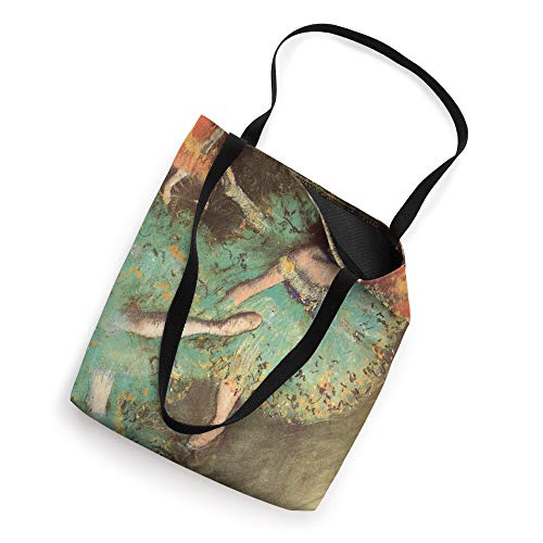 The Green Dancer by Edgar Degas, Ballet Dance Ballerinas Art Tote Bag