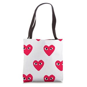 cute contemporary heart indie artsy aesthetic y2k trendy tote bag