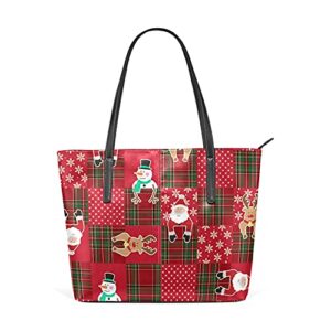 senya christmas snow man santa claus handbags shoulder bags leather crossbody handbag for women tote satchel