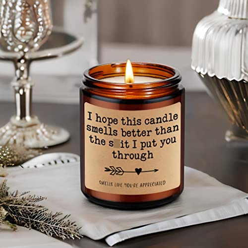 Miracu Scented Candle - Thank You Gifts for Men, Thank You Mom Gifts - Im Sorry Gifts for Her, Dad, Friend - Funny Birthday, Mothers Day, I Love You Gifts for Men, Boyfriend - Apology Gifts for Him