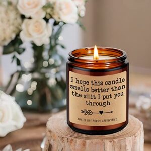 Miracu Scented Candle - Thank You Gifts for Men, Thank You Mom Gifts - Im Sorry Gifts for Her, Dad, Friend - Funny Birthday, Mothers Day, I Love You Gifts for Men, Boyfriend - Apology Gifts for Him