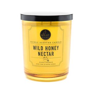 dw home, large double wick candle, wild honey nectar