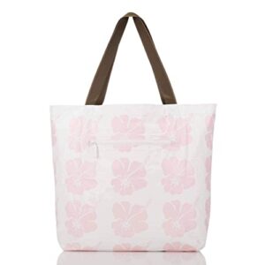 ALOHA Collection Big Island Hibiscus Reversible Tote in Dreamsicle