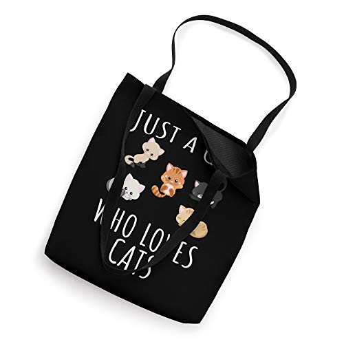 Just a girl who loves Cats - Funny Kitten Tote Bag