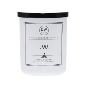 dw home, large double wick candle, lava