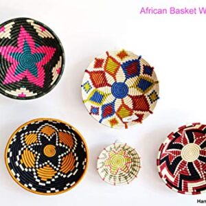 Hand Woven African Basket - Small, 8 Inches Sisal & Sweetgrass Basket - Woven Bowl - Handmade in Rwanda, SRB227