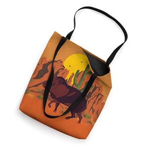 Peccary Javelina Animal Lover Southwestern Sonoran Desert Tote Bag