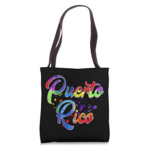Watercolor Puerto Rico Souvenir Puerto Rican Vacation Tote Bag