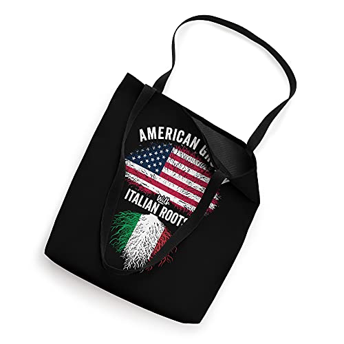 American Grown With Italian Roots USA Italia Flag Tote Bag