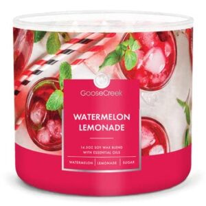 watermelon lemonade large 3-wick candle | high intensity fragrance with soy wax blend 14.5oz