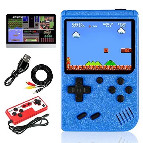 Handheld Game for Children, Portable Retro Video Game with 500 Classic FC Games 2.8-Inch Color Screen, Retro Mini Game, Support TV Connection & Two Players